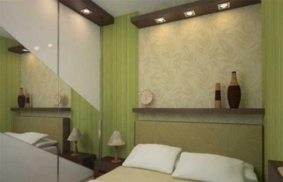 Компактный дизайн интерьера маленькой комнаты от KitoKo Мебель в спальню 8 кв кровать размеры